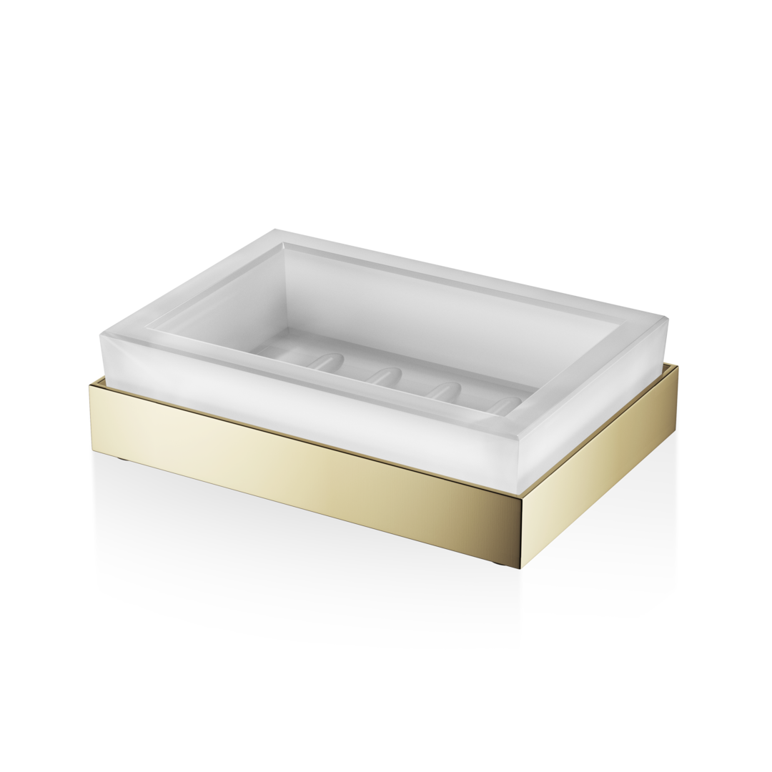 DW CO STS CORNER Soap dish - Gold Matte 24 Carat