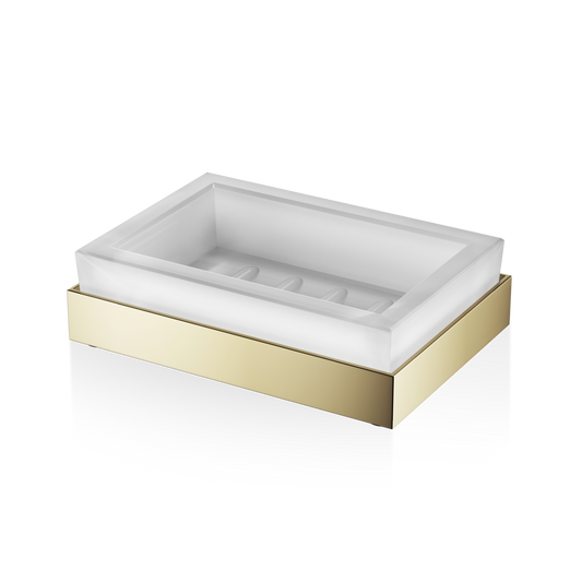 DW CO STS CORNER Soap dish - Gold Matte 24 Carat