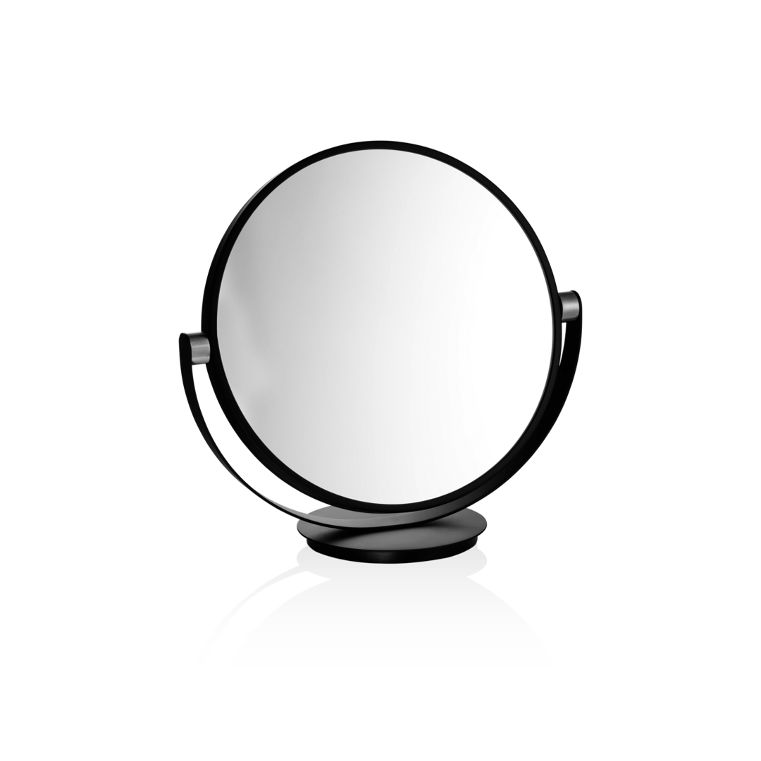 DW VANITY Tablemirror - Black Matte / Chrome