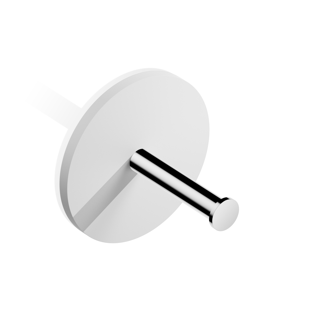 DW STONE TPH1 Toilet paper holder - White Matte / Chrome