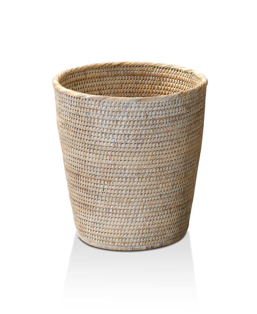 DW BASKET PK Paper bin round - Rattan light