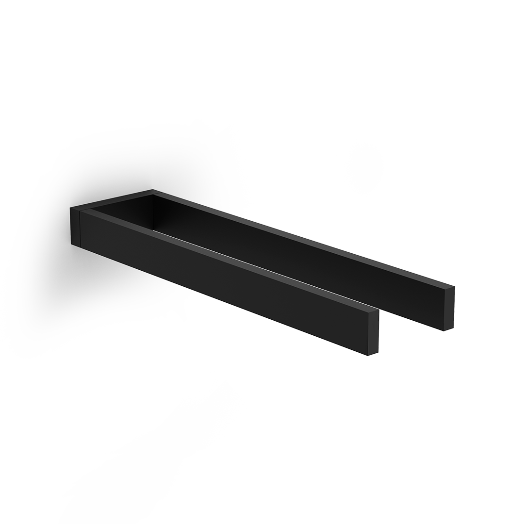 DW CONTRACT HTH2 Towel rail double - Black Matte