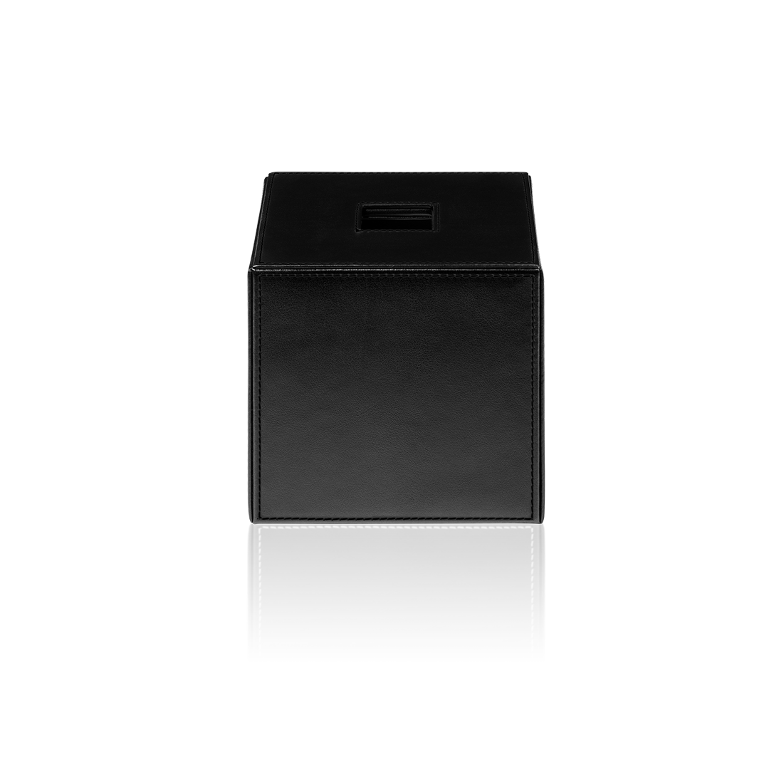 DW BROWNIE KB 41 Tissue box square Vegan Leather Black