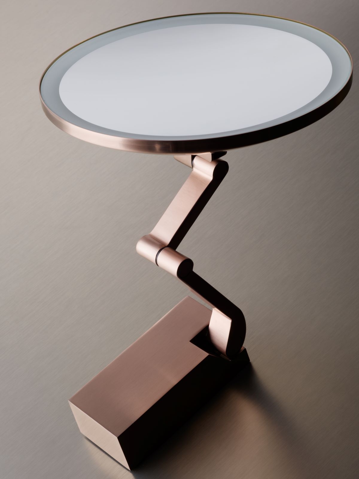 DW VISION R 5X   Cosmetic mirror illuminated - Copper Matte PVD