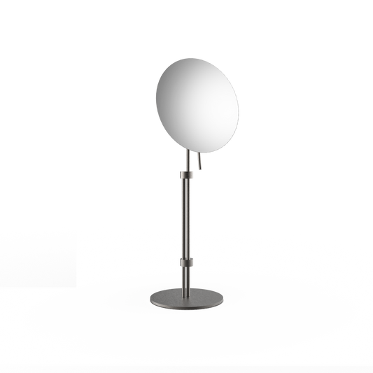 EyeHigh 5x Cosmetic Mirror - Dark Metal Matte PVD