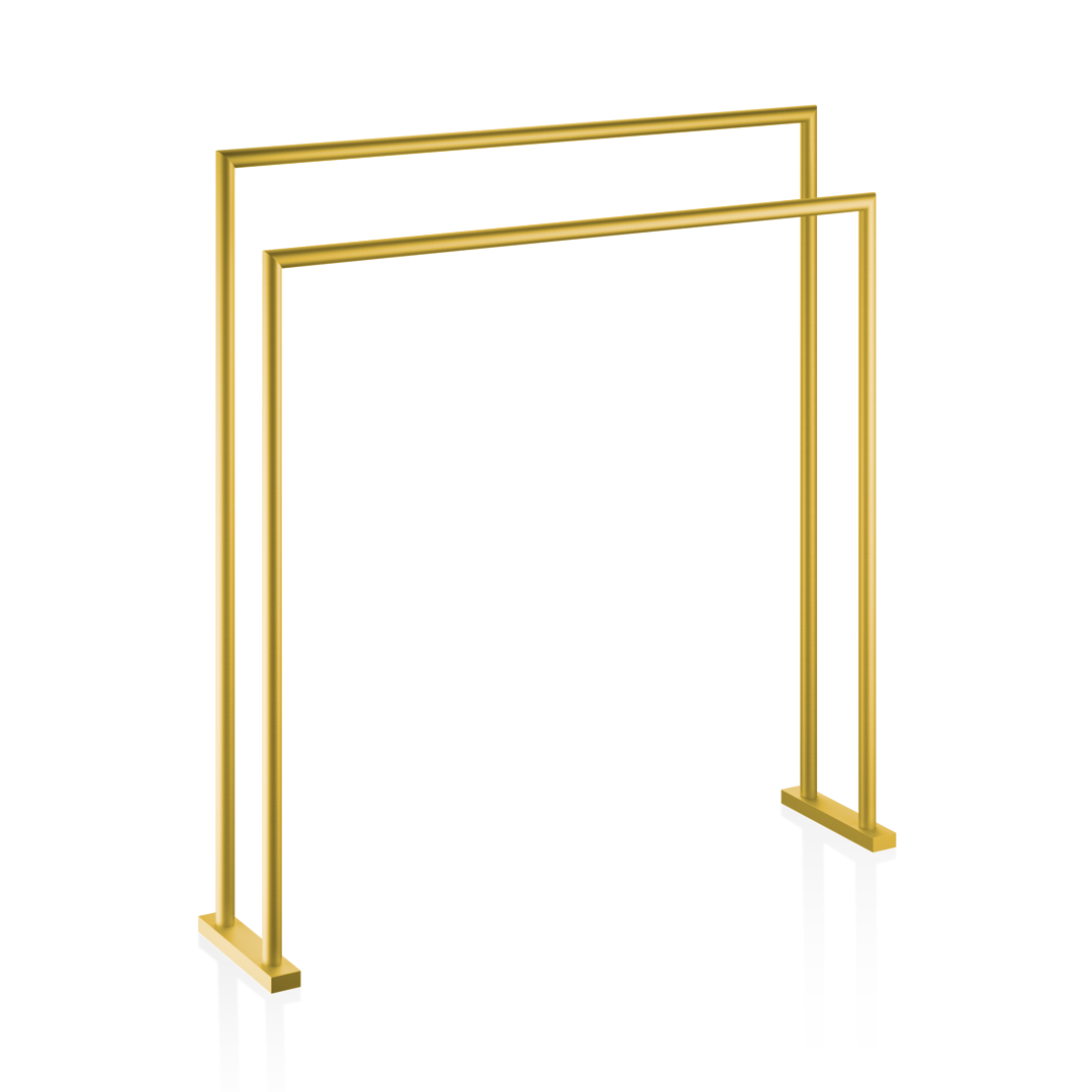 DW HT 5 Towel stand Gold Matte PVD