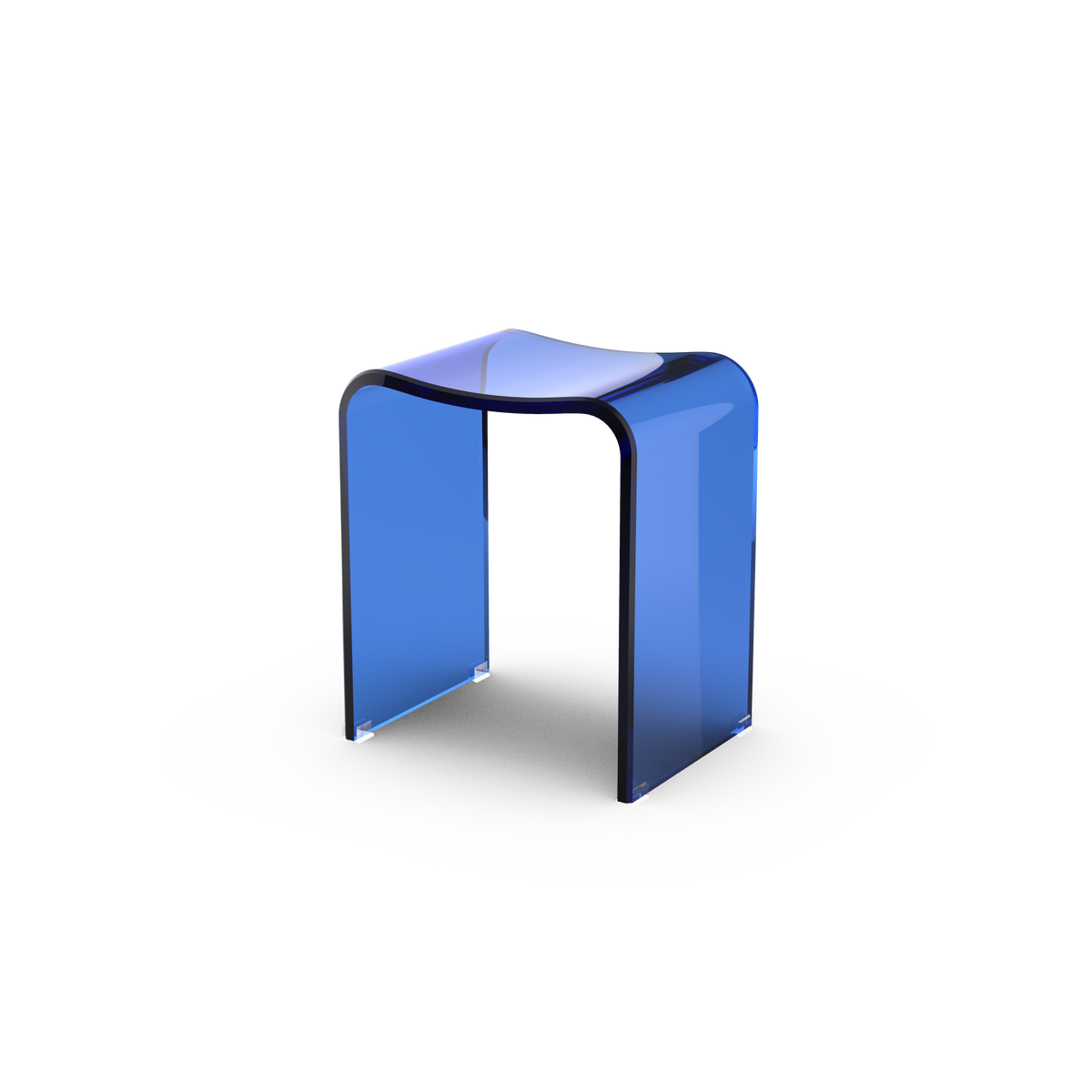 DW 2000 Stool - Acrylic Deep Sea