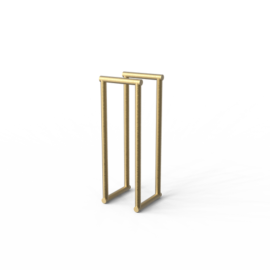 DW  MK GTH MIKADO Guest towel holder - Brass Matte (not varnished)