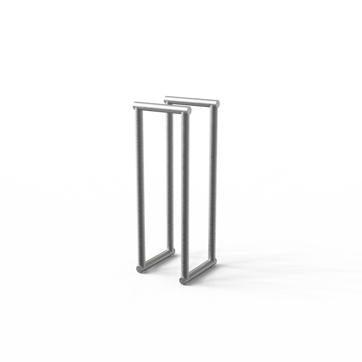 DW  MK GTH MIKADO Guest towel holder - Stainless Steel Matte