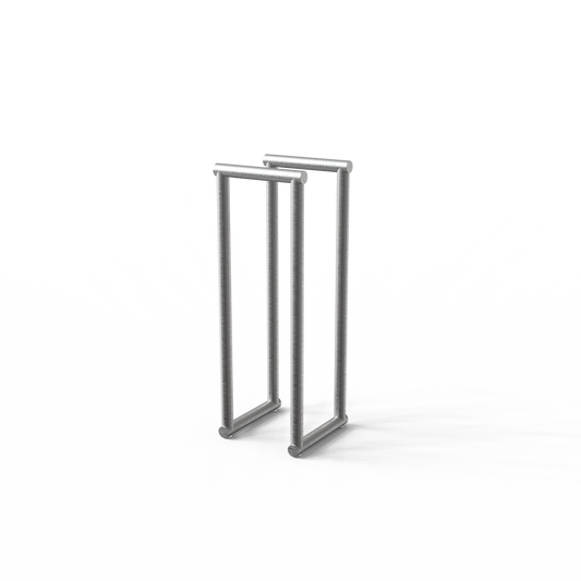 DW  MK GTH MIKADO Guest towel holder - Stainless Steel Matte