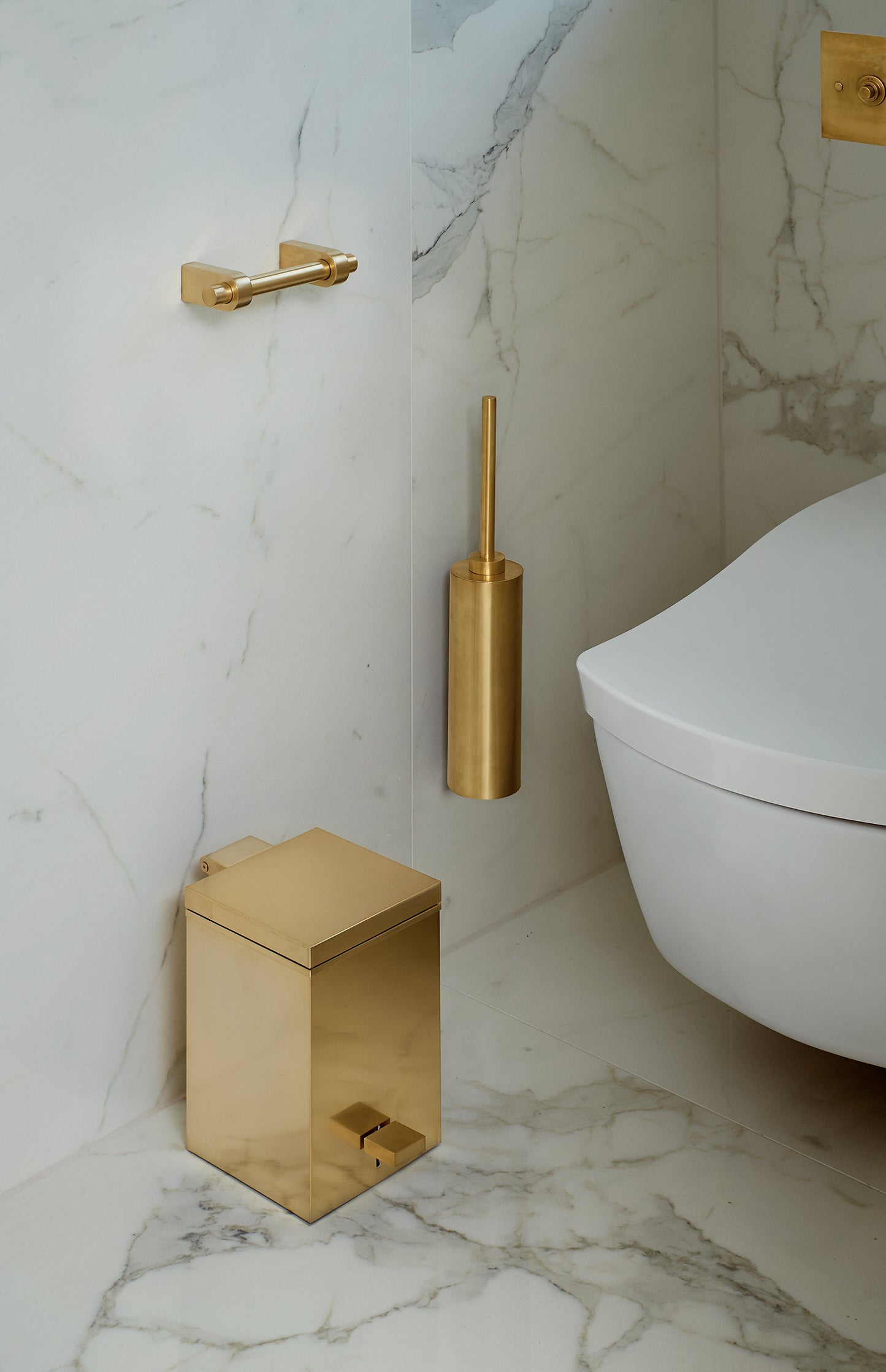 DW TE 75 Softclose Pedal bin - Gold Matte 24 Carat