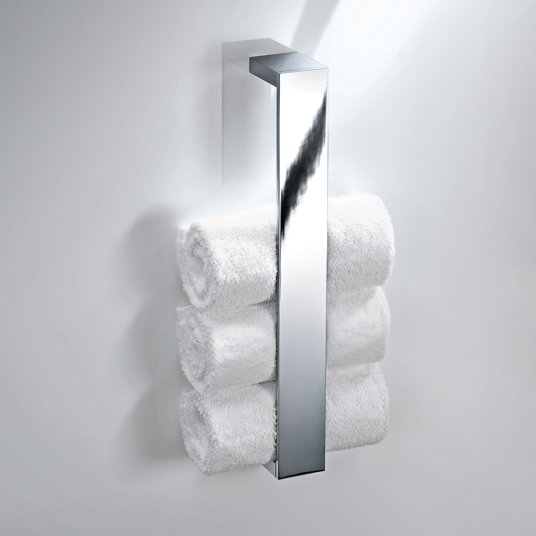 DW BK HTE40 BRICK Towel rail 16" single - Chrome