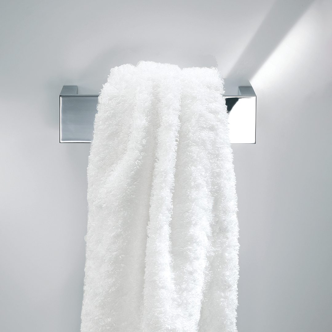 DW BK HTE20 BRICK Towel rail 8" single - Chrome