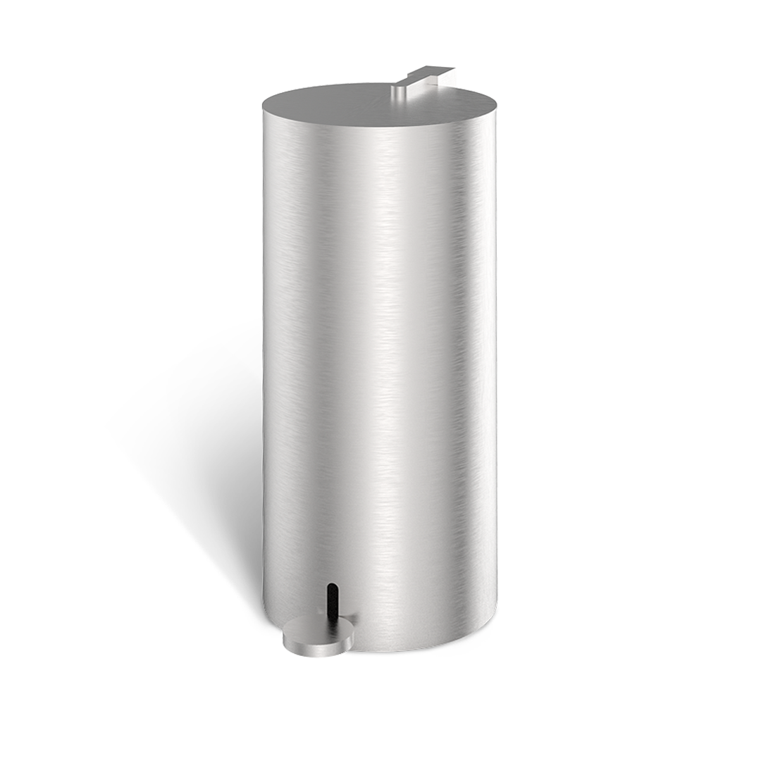 DW BIN 3 Waste bin - Stainless Steel Matte