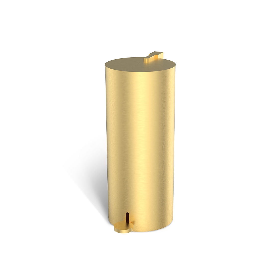 DW BIN 3 Waste bin - Gold Matte PVD