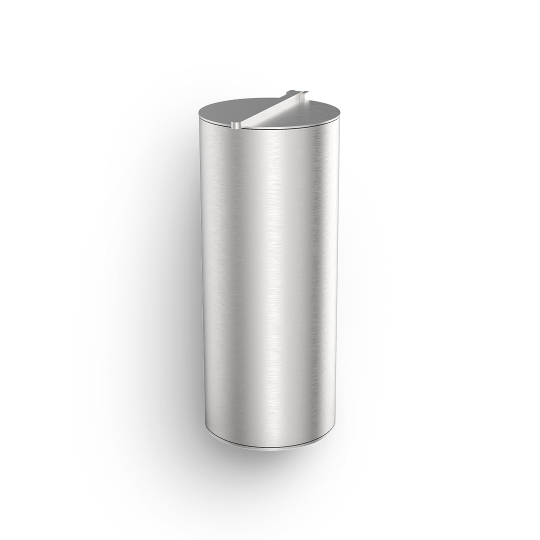 DW BIN 4 Waste bin wall mounted - Stainless Steel Matte