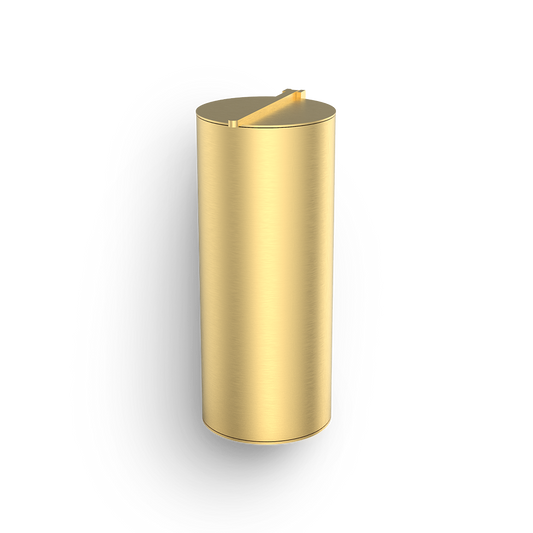 DW BIN 4 Waste bin wall mounted - Gold Matte PVD