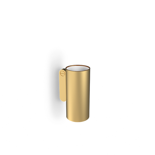 DW SOHO WMB Tumbler wall mounted - Gold Matte PVD / White