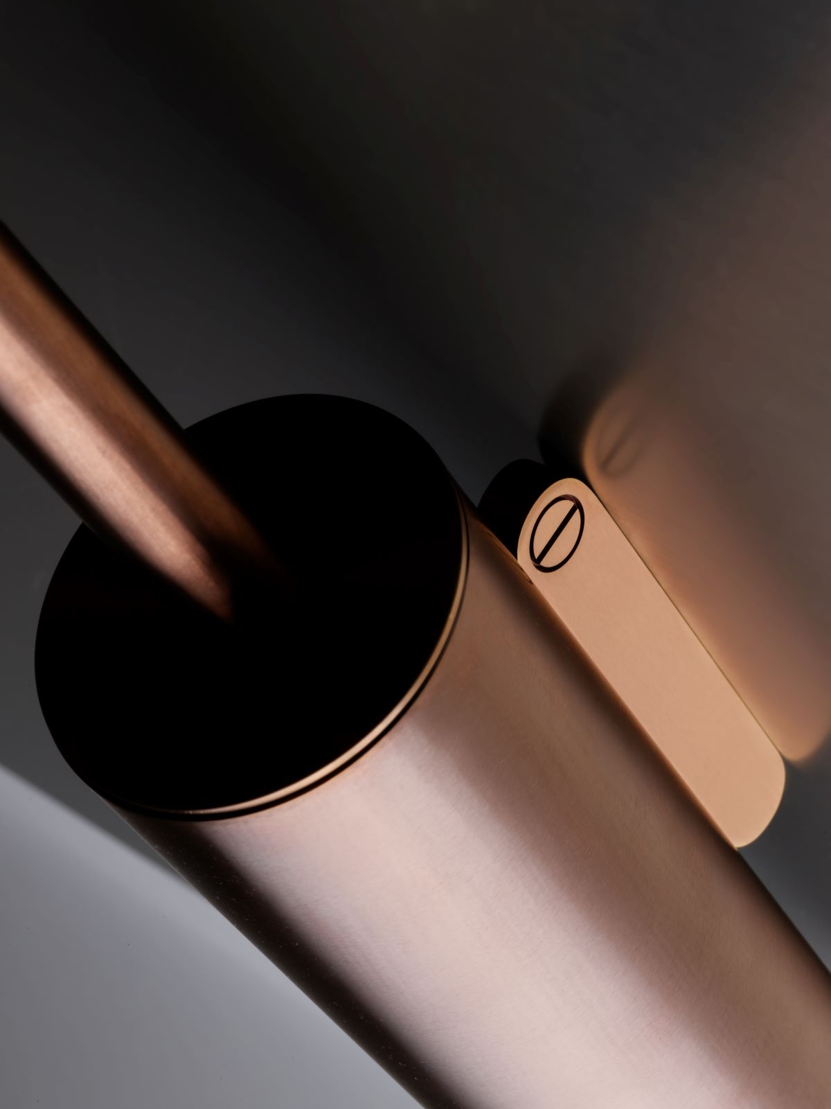 DW SOHO WBG Toilet brush wall mounted - Copper Matte PVD