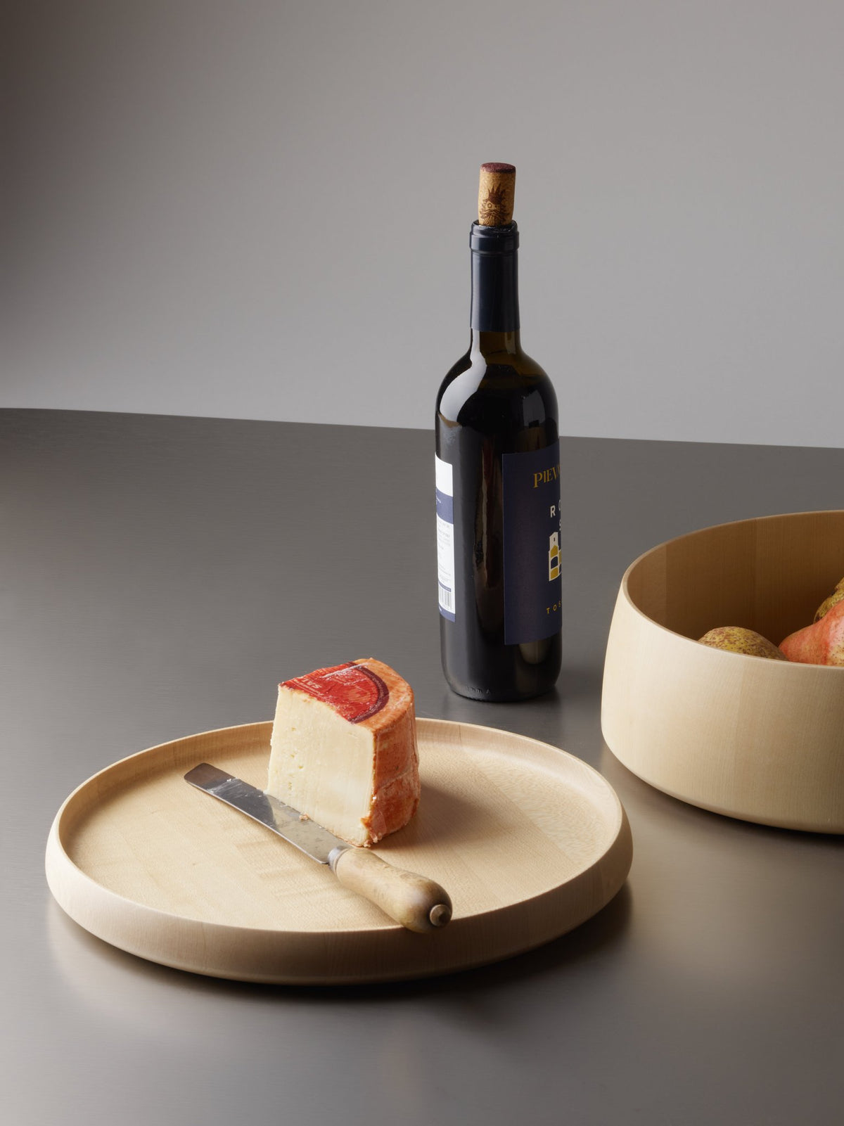ONYO TAB Tray round - Ash dark