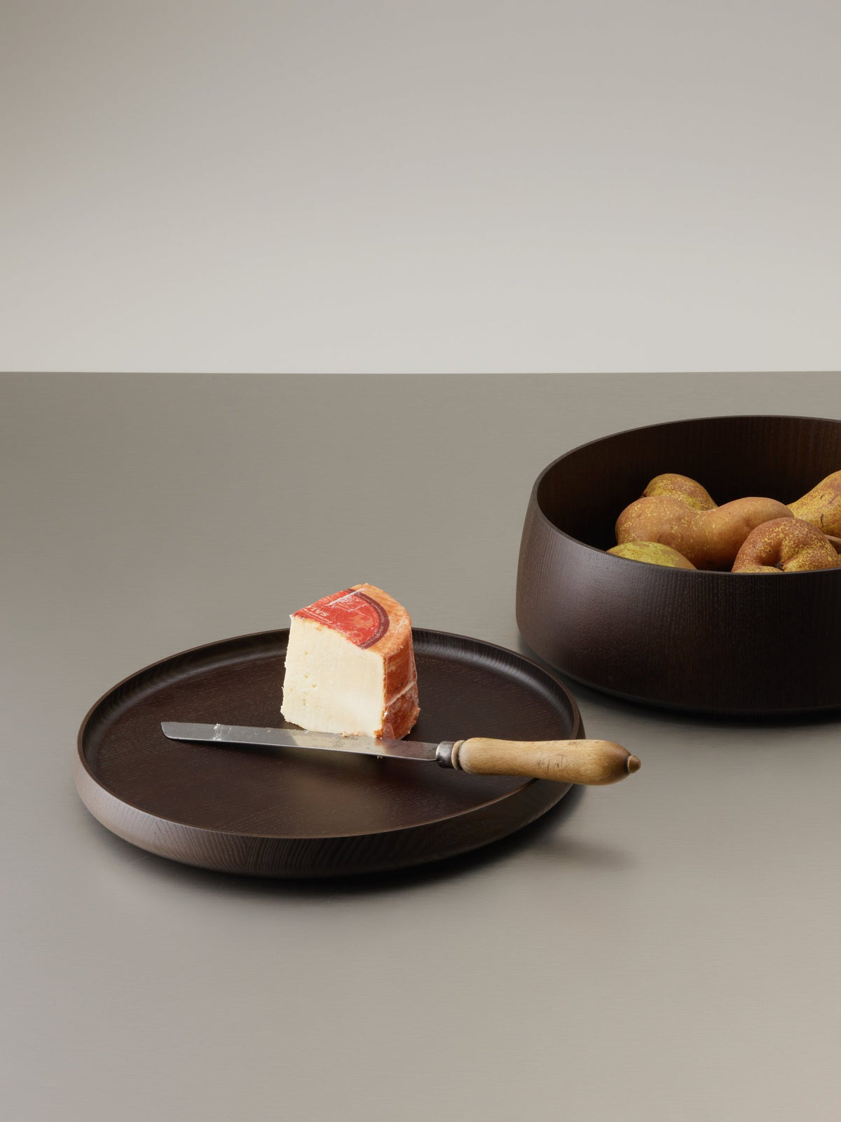 ONYO TAB Tray round - Ash dark