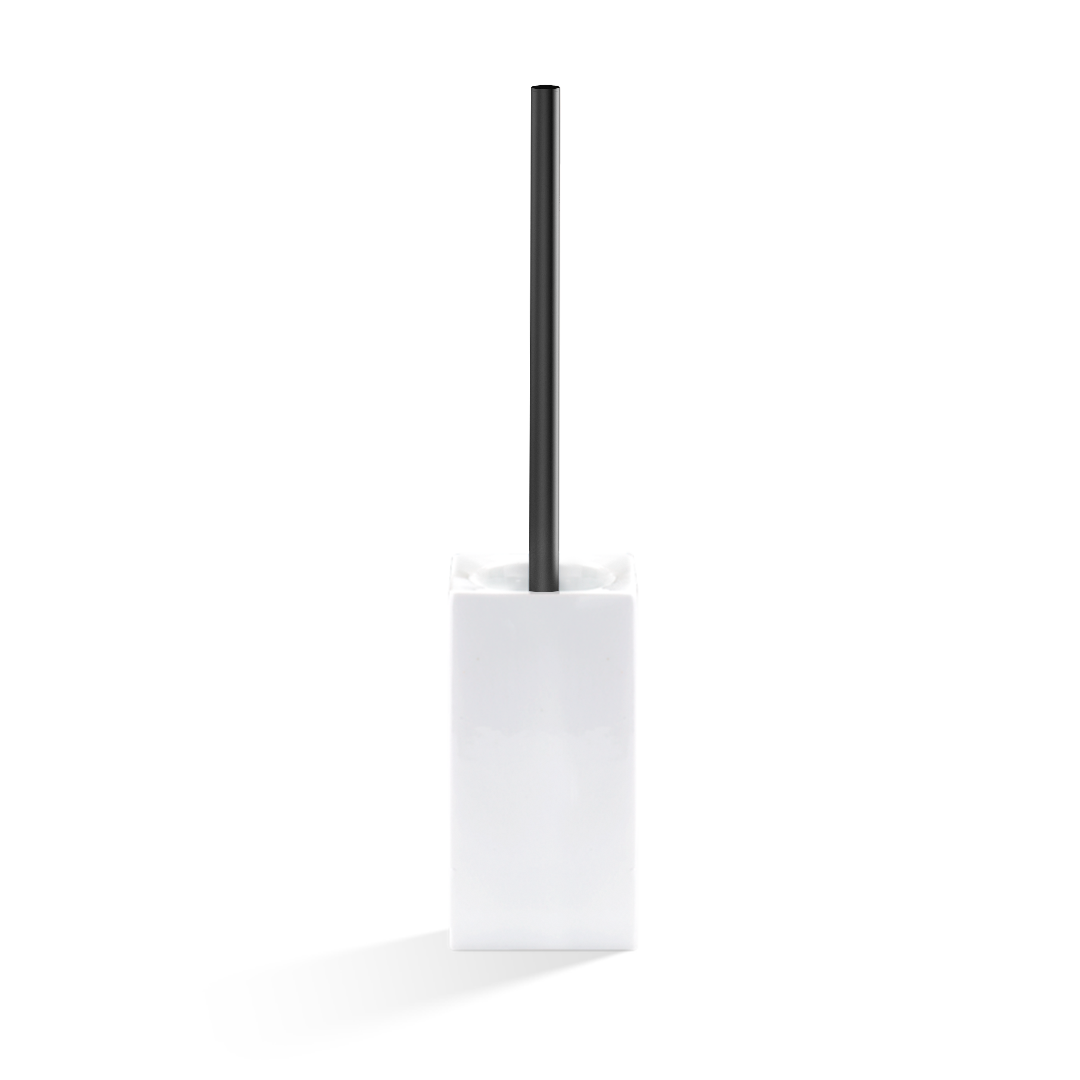 DW DW 6200 Toilet brush set porcelain White / Black Matte
