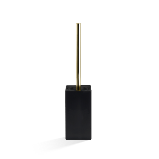 DW DW 6200 Toilet brush set porcelain Black / Gold 24 Carat