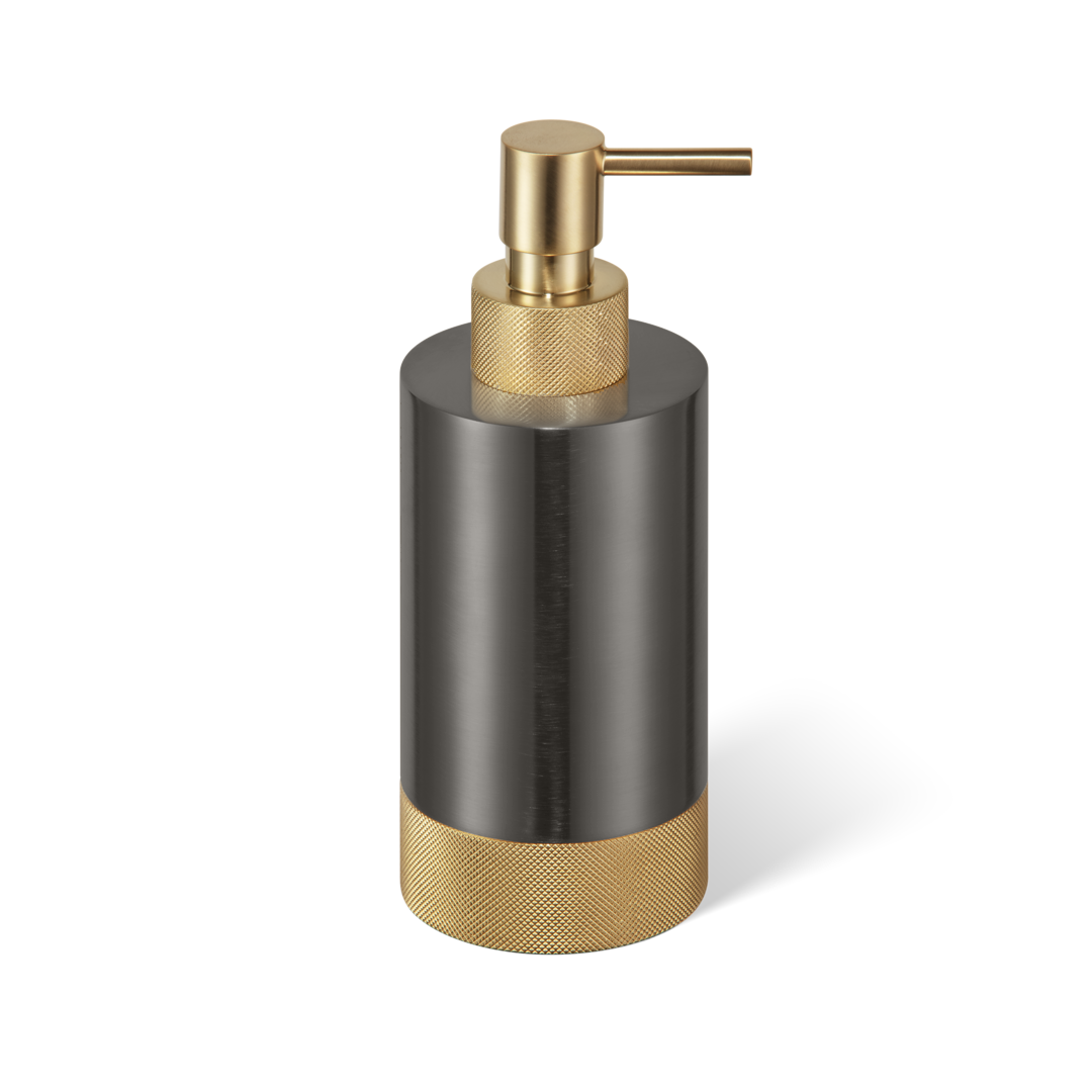 DW CLUB SSP 1 Soap dispenser Dark Metal Matte / Gold Matte 24 Karat
