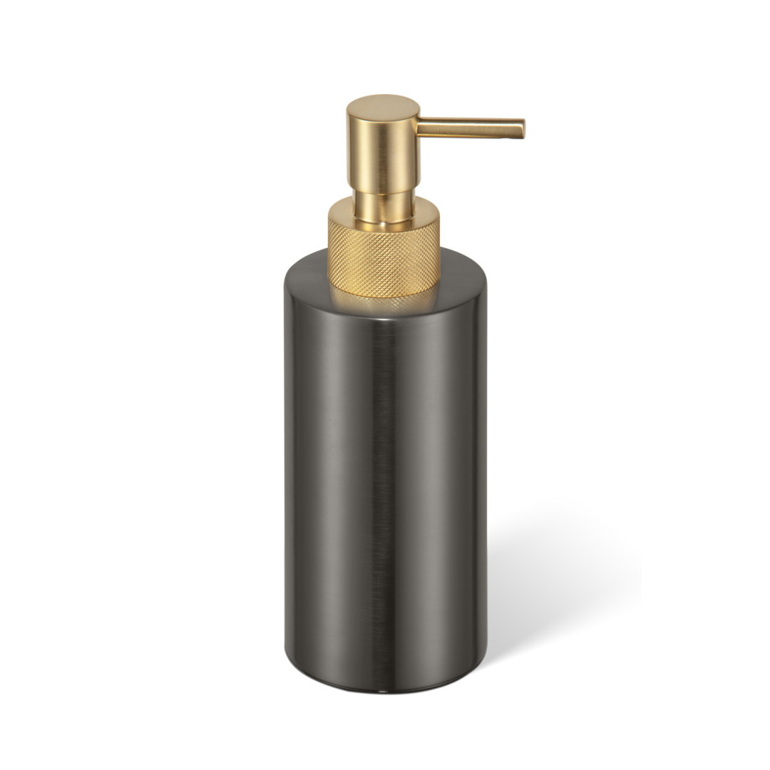 DW CLUB SSP 3 Soap dispenser Dark Metal Matte/ Gold Matte 24 Karat