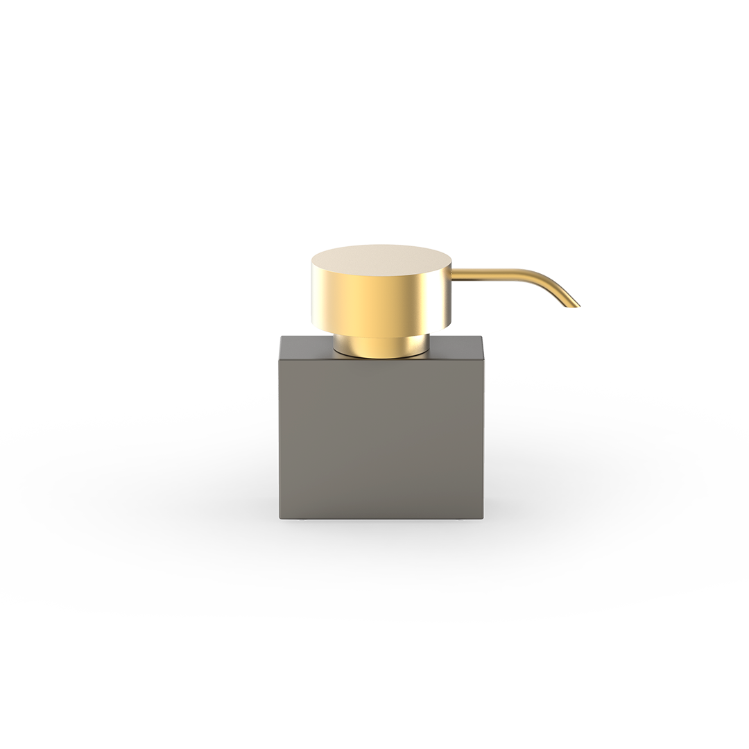 DW DW 477 N Soap dispenser Dark Metal Matte / Gold Matte 24 Carat