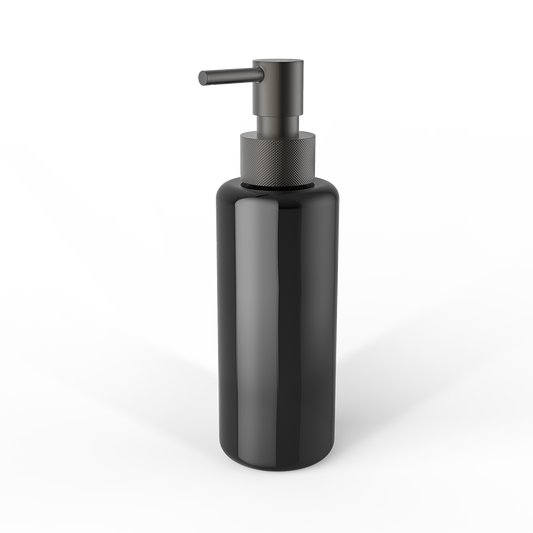 DW TT PORTER Soap dispenser Glass bottle Black / Pump Dark Metal Matte