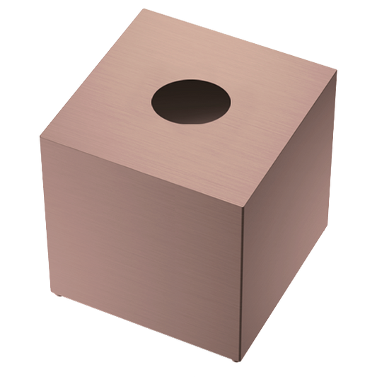 DW KB 87 Tissue box square - Copper Matte PVD