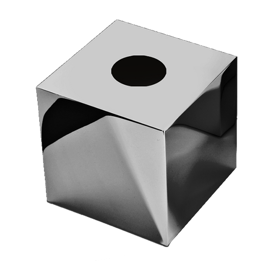 DW KB 87 Tissue box square - Black Chrome PVD