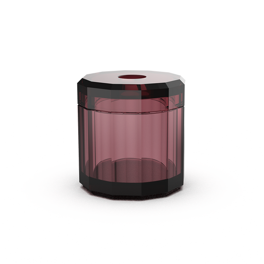 DW KR KB KRISTALL Tissue box - Burgundy