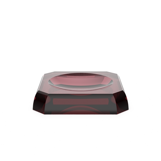 DW KR STS KRISTALL Soap dish - Burgundy