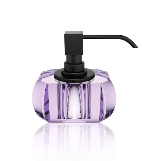 DW KR SSP KRISTALL Soap dispenser - Violet / Black Matte