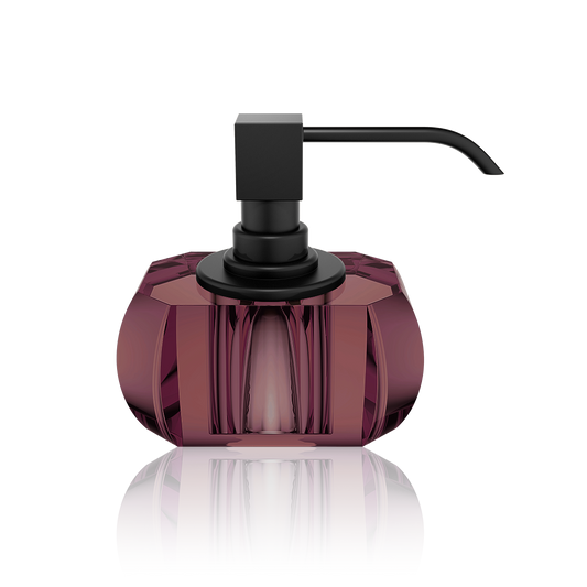 DW KR SSP KRISTALL Soap dispenser - Burgundy / Black Matte