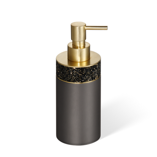 DW ROCKS SSP 1 Soap dispenser - Dark Metal Matte / Gold Matte 24 Carat