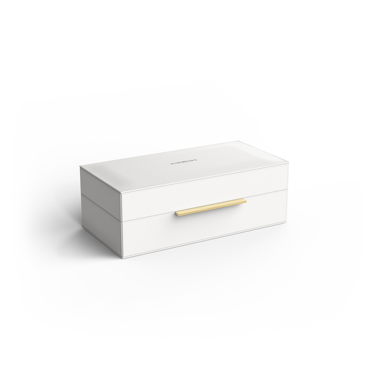 DW BROWNIE BOX S - Vegan Leather White