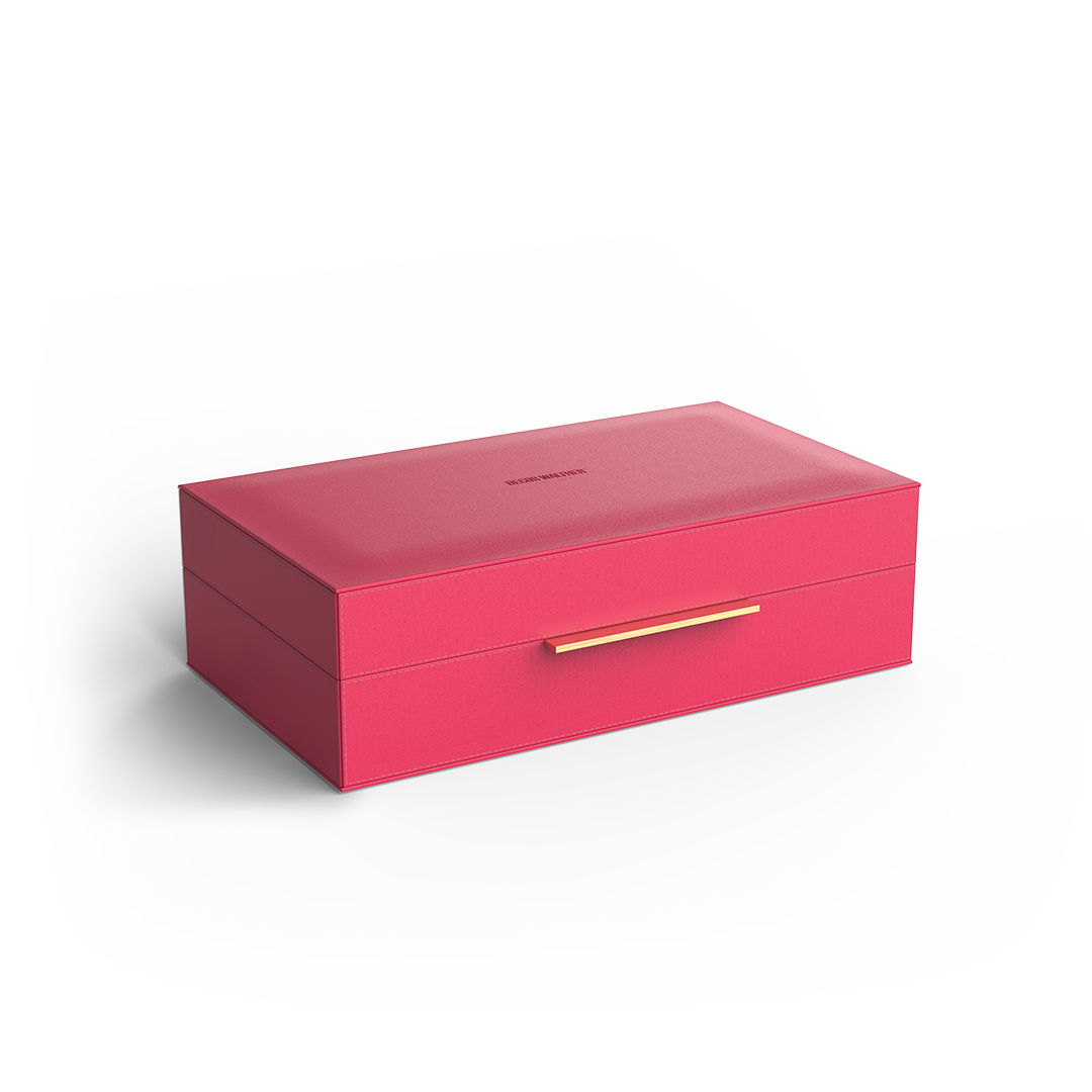 DW BROWNIE BOX L - Vegan Leather Magenta