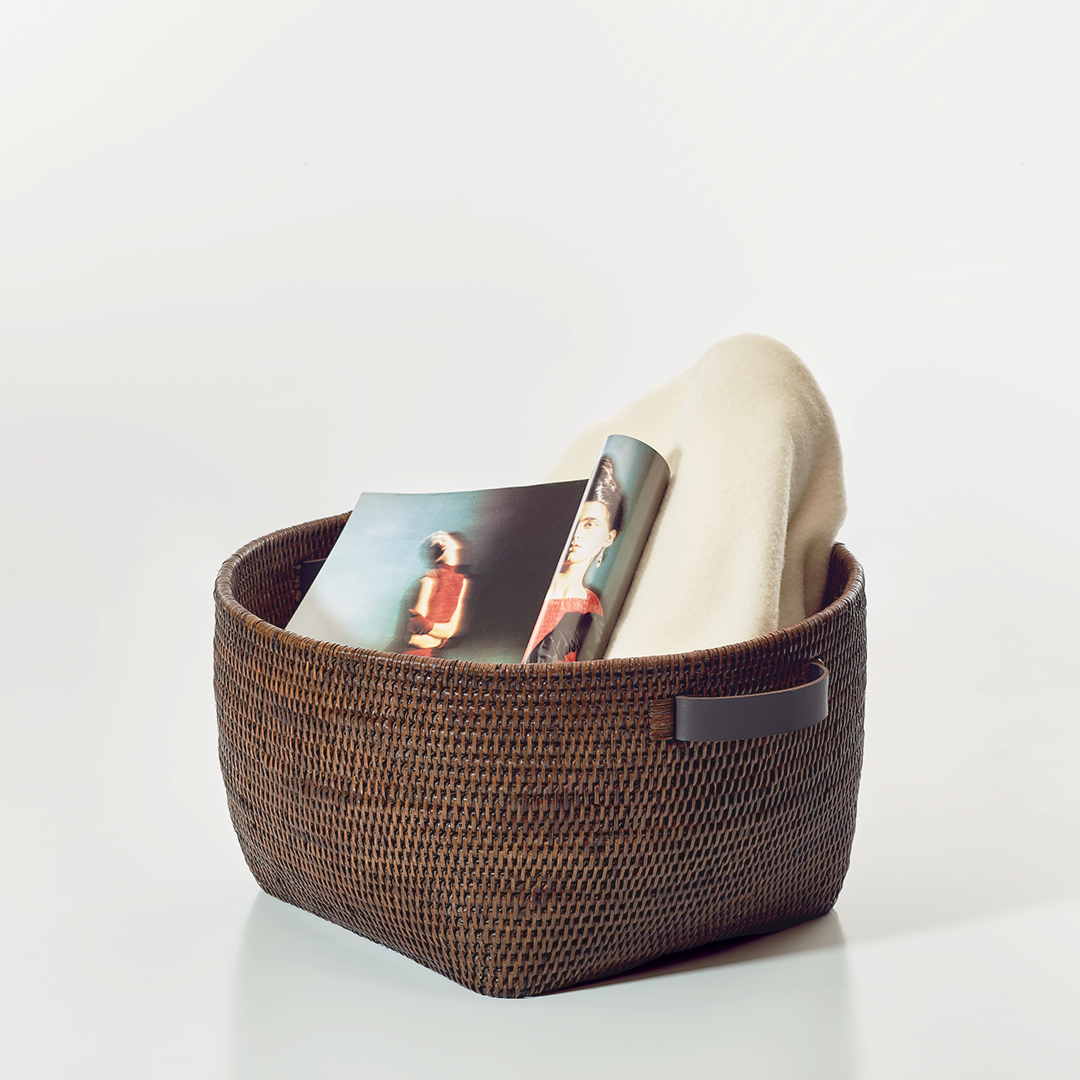 DW BASKET KORB   Storage basket Rattan Dark