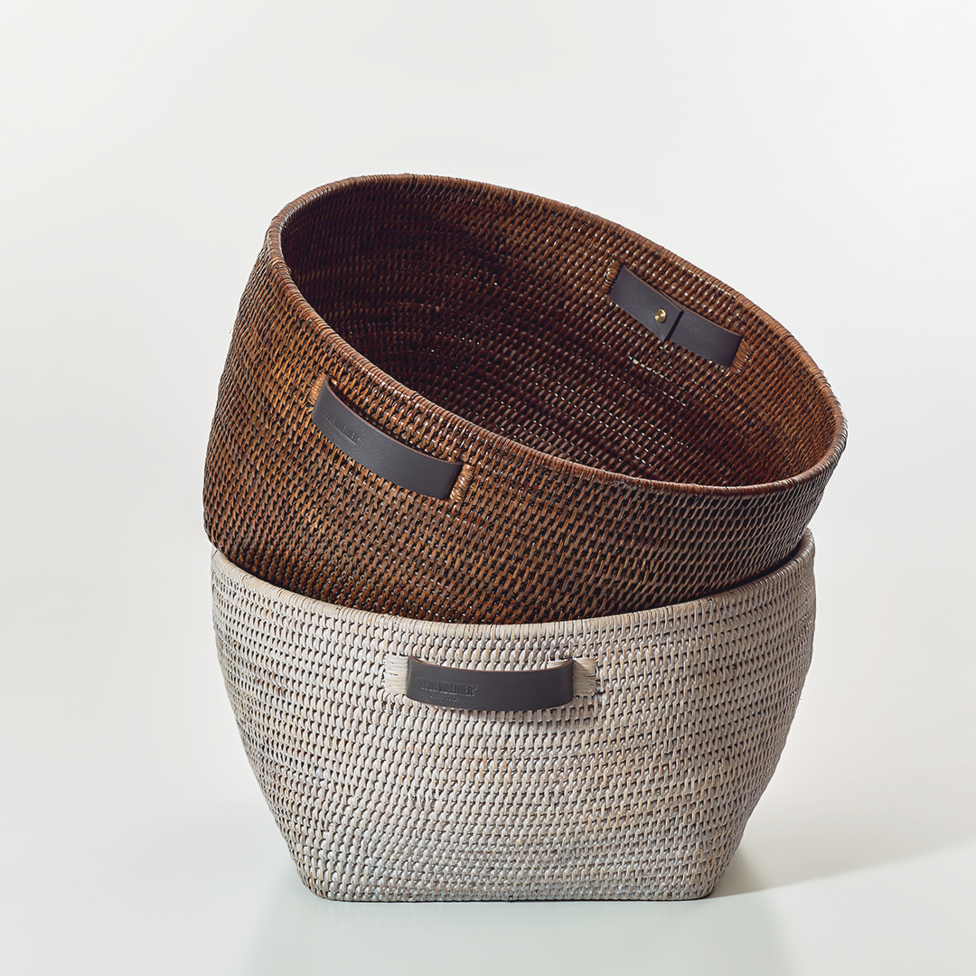DW BASKET KORB   Storage basket Rattan Dark