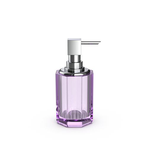 DW  KR SSP 2  KRISTALL Soap dispenser Violet / Chrome