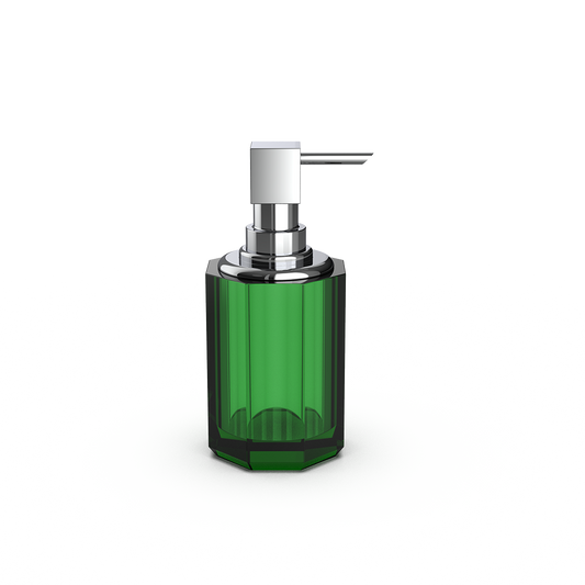 DW  KR SSP 2  KRISTALL Soap dispenser English Green / Chrome