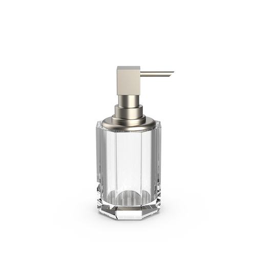 DW  KR SSP 2  KRISTALL Soap dispenser Crystal clear / Nickel Satin