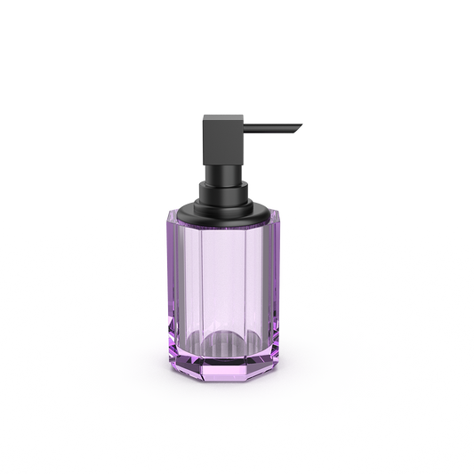 DW  KR SSP 2  KRISTALL Soap dispenser Violet / Black Matte