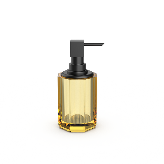 DW  KR SSP 2  KRISTALL Soap dispenser Amber / Black Matte