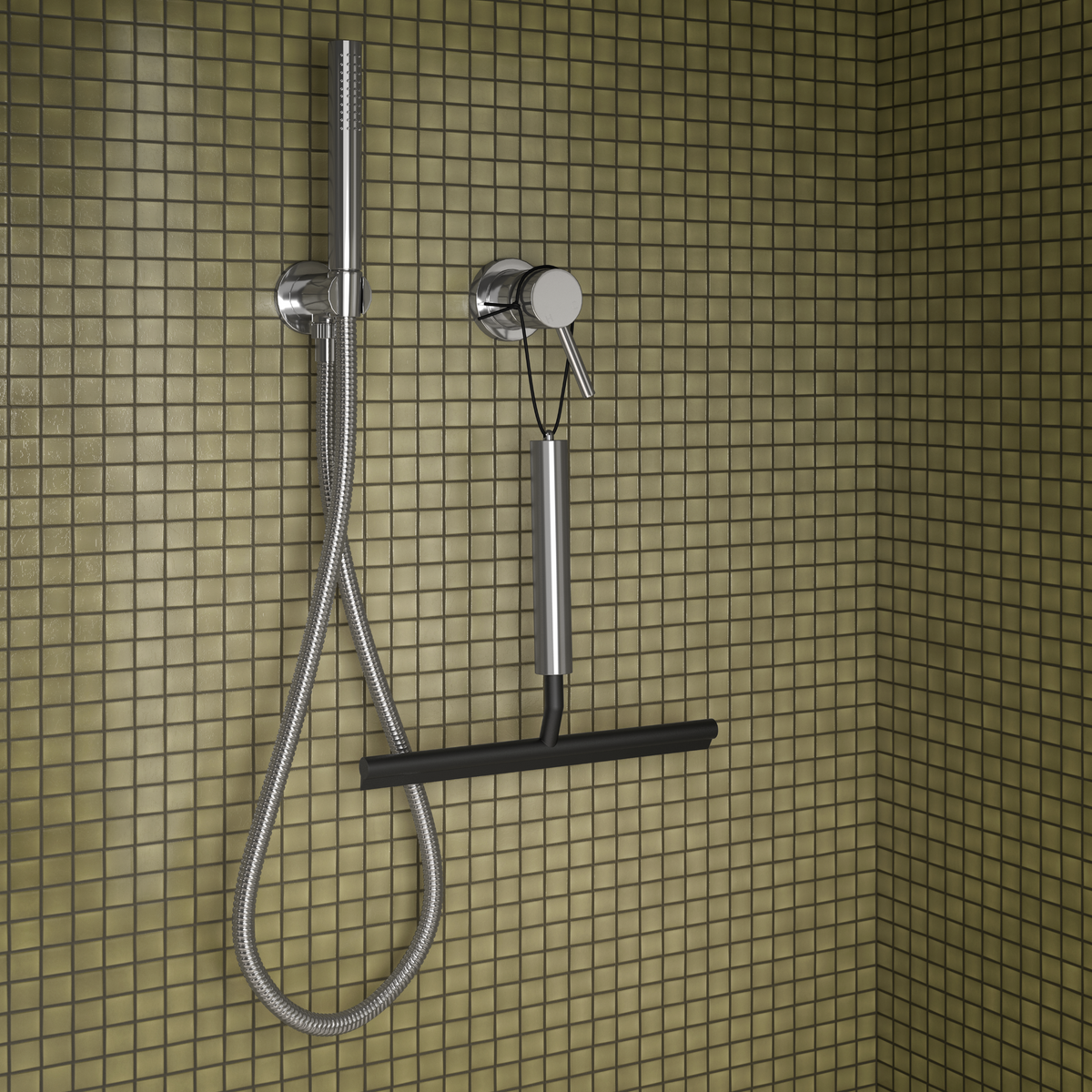 DW AquaBlade telescopic wiper - Dark Metal Matte