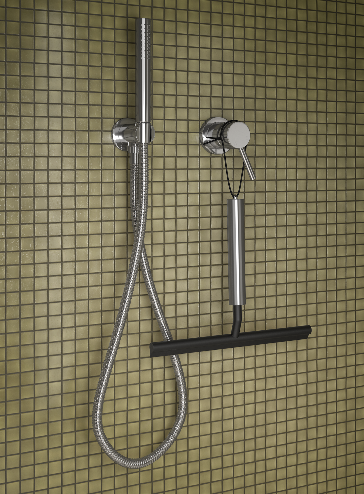 DW AquaBlade telescopic wiper - Dark Metal Matte