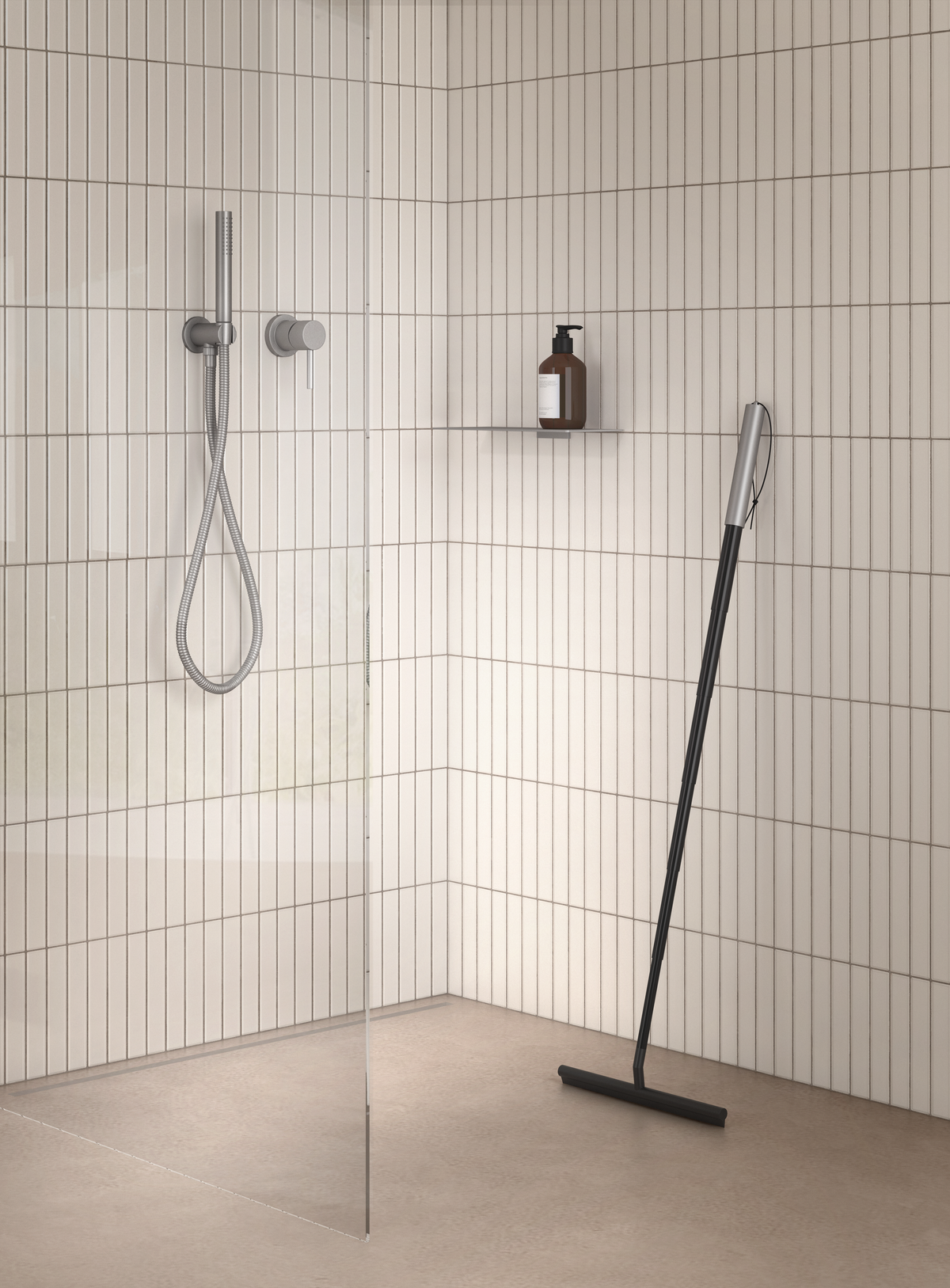 DW AquaBlade telescopic wiper - Dark Metal Matte